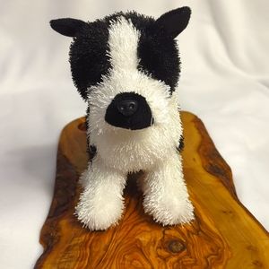 Ganz Webkinz Boston Terrier Puppy Dog Stuffed Animal -No Code- Collectible